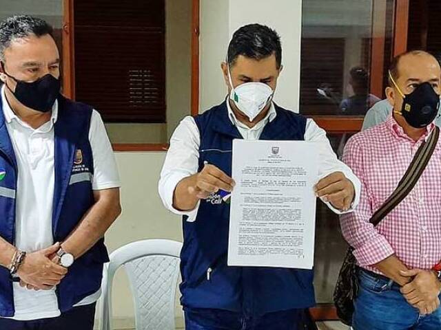 Las tensiones del diálogo de Ospina con los manifestantes de Cali