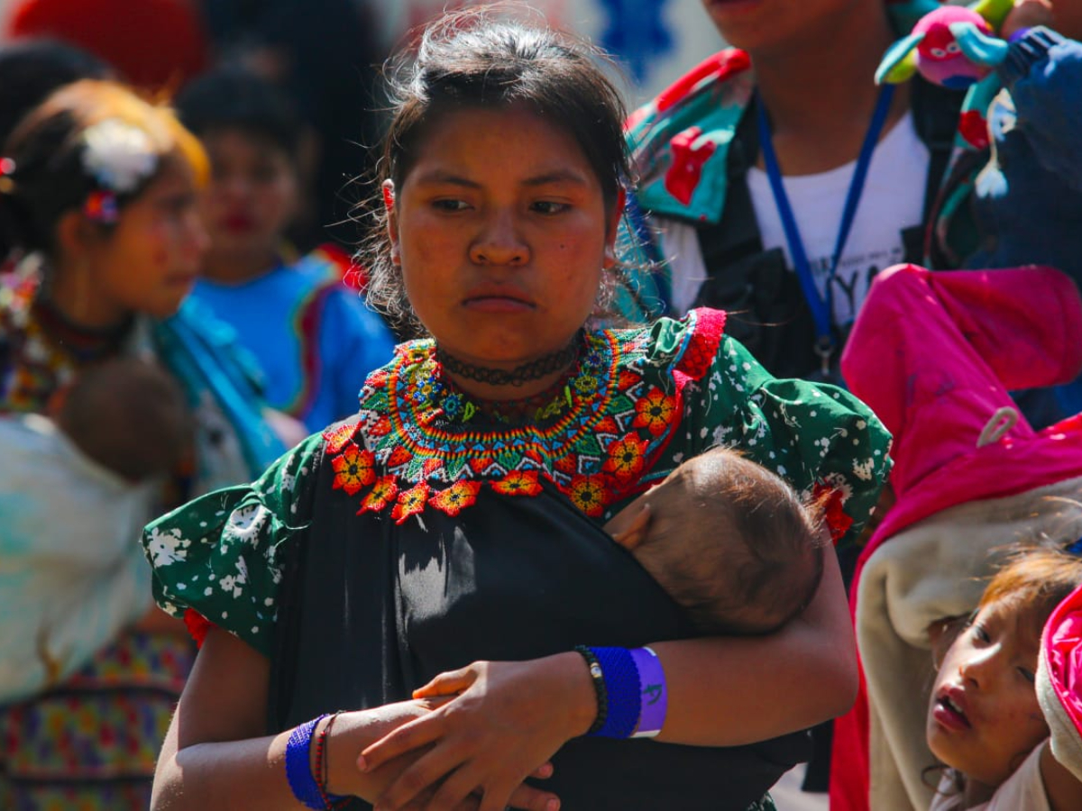 Del desalojo emberá en Bogotá quedó la indignidad en la que vivieron