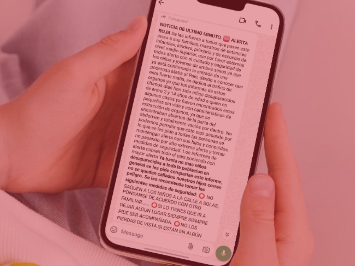 Cadena falsa de mafia que roba órganos