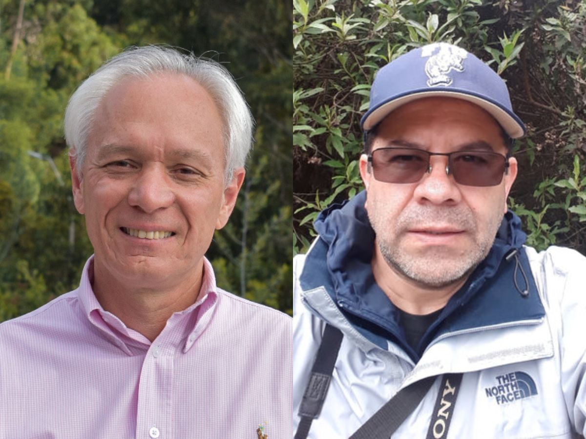 Luis Miguel Renjifo y Germán Jiménez de la Universidad Javeriana.