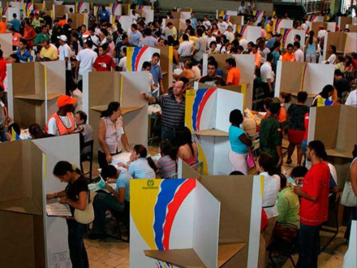 Jornada electoral. Foto: Alcaldía de Bogotá.