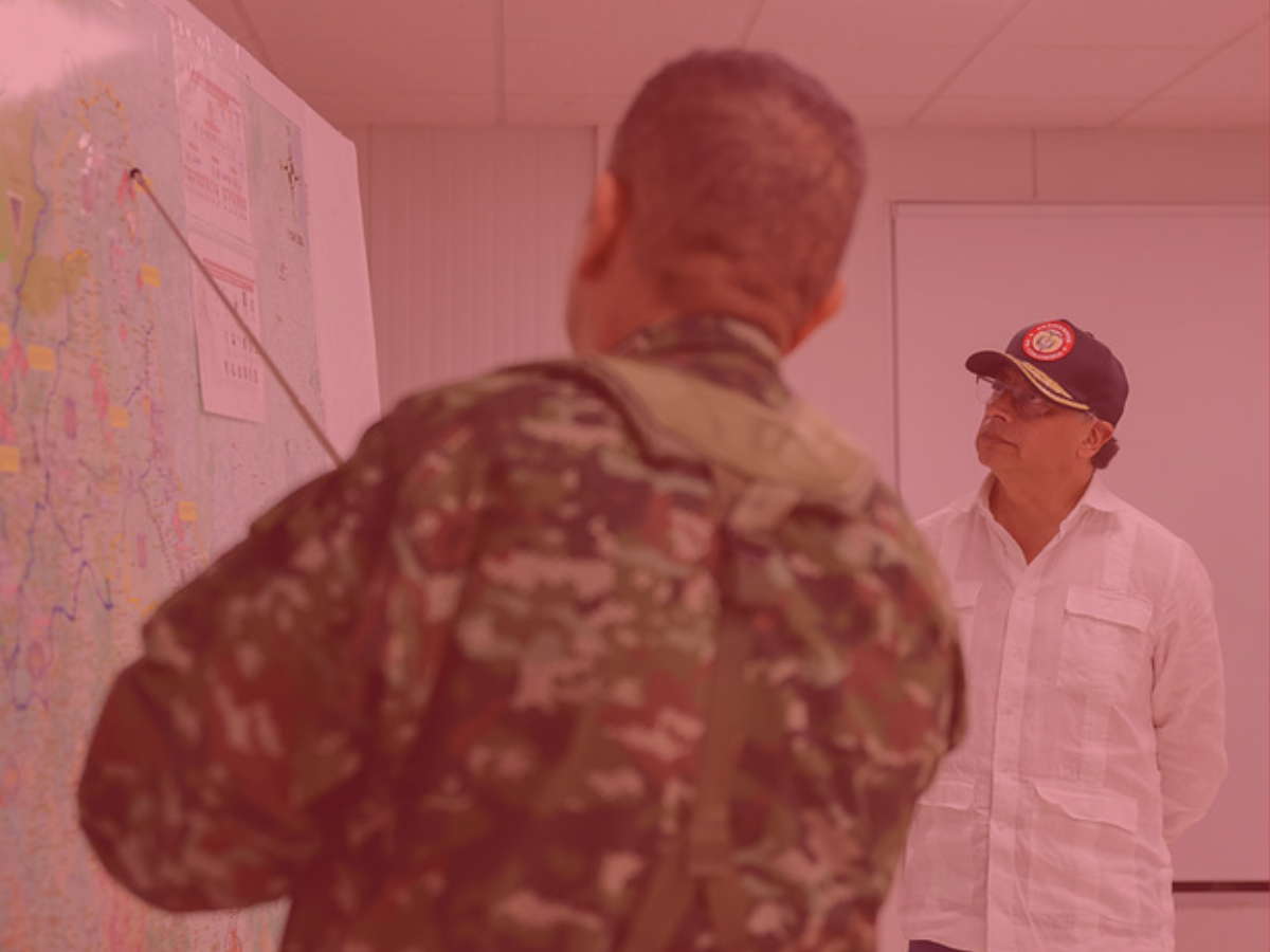 Gustavo Petro visitando el Catatumbo, Norte de Santander.