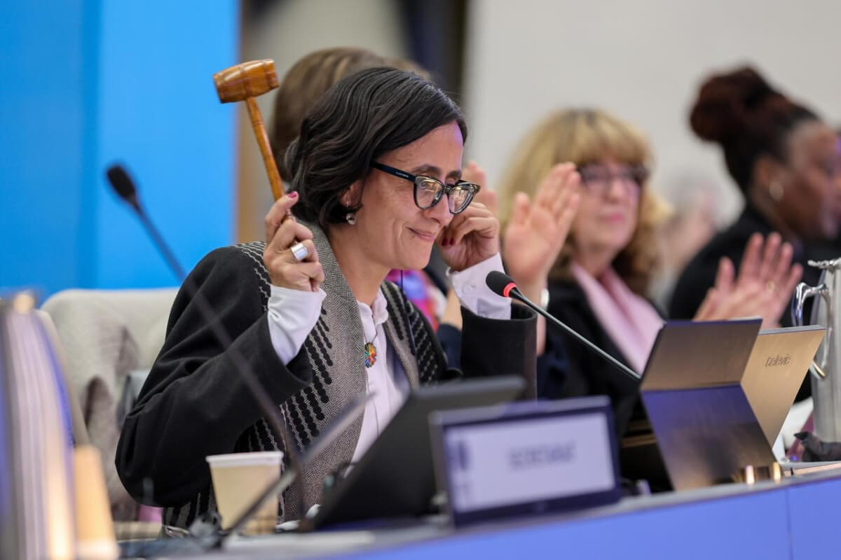 Susana Muhamad, ministra de Ambiente, en la COP16.