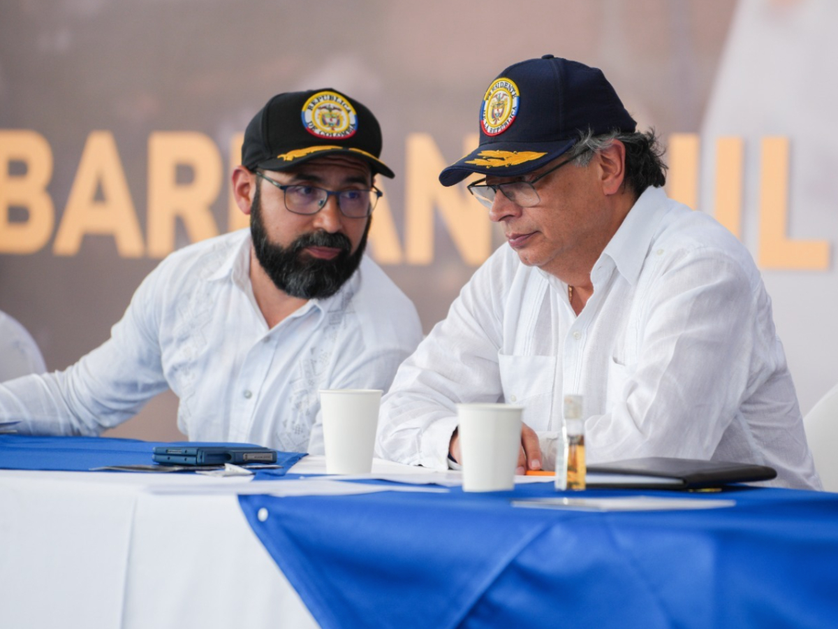 Gustavo Petro y Andrés Camacho