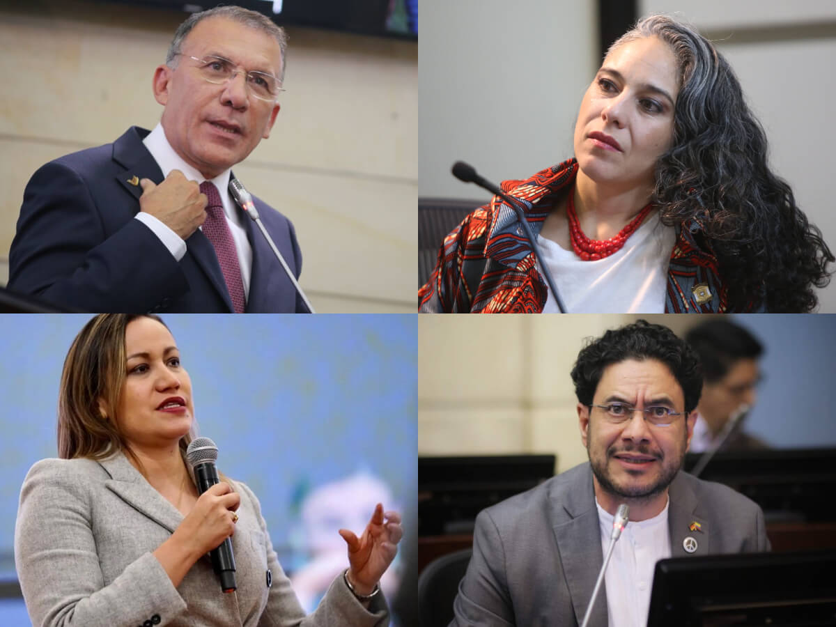 roy barreras, maría josé pizarro, carolina corcho e iván cepeda